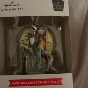Disney Jack Skellington and Sally Ornament - Multicolor